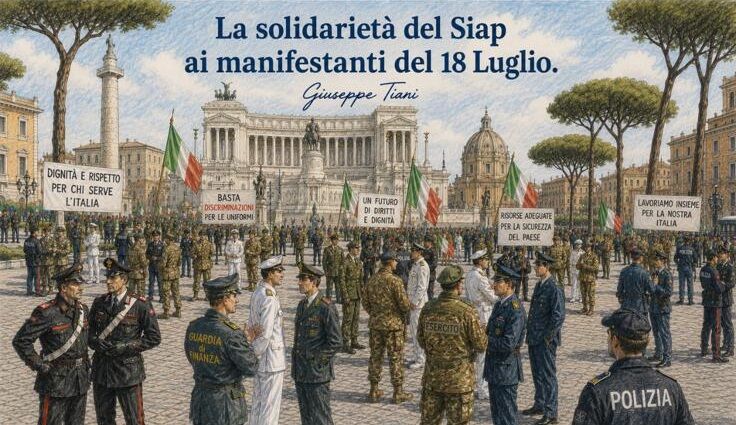 La Solidarietà del SIAP alle colleghe e ai colleghi del NSC - SiNaFi, ITAMIL, SILMM e USAMi
