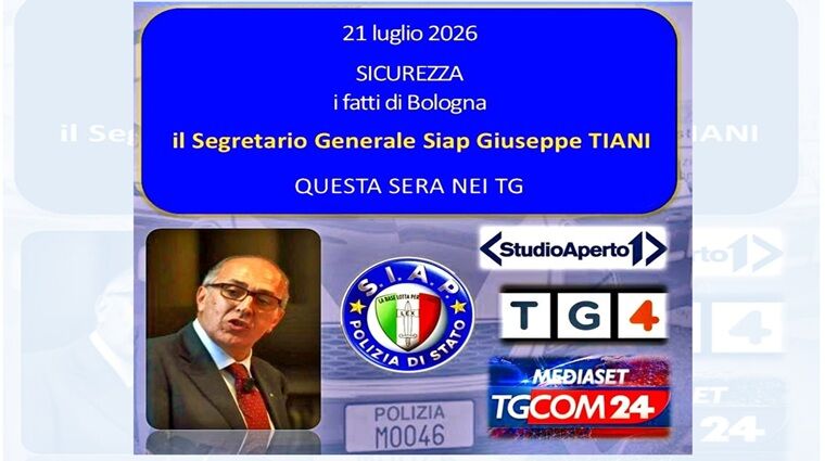Tiani sui fatti di Bologna stasera su Italia 1, Retequattro e TGCom24