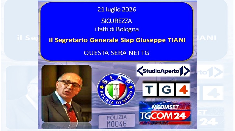 Tiani sui fatti di Bologna stasera su Italia 1, Retequattro e TGCom24