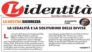 La legalità e la solitudine delle divise