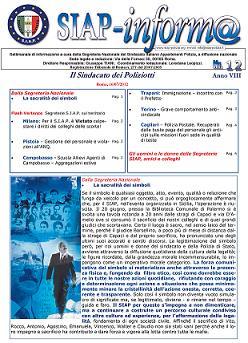 SIAPInform@ nr. 12 del 16 Luglio 2012