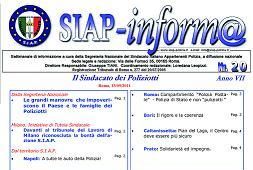 SIAPInform@ nr. 20 del 13 Settembre 2011