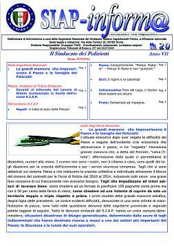 SIAPInform@ nr. 20 del 13 Settembre 2011
