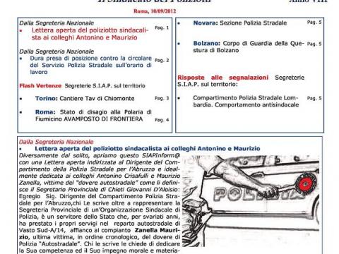 SIAPInform@ nr. 14 del 10 Settembre 2012