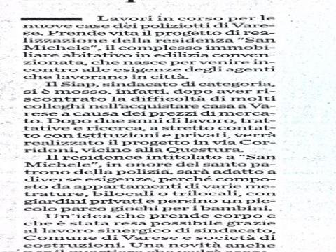 La casa per i poliziotti low cost ma di qualità