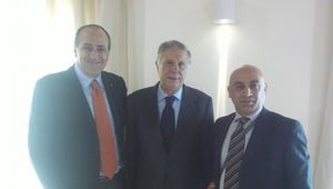 INCONTRI ISTITUZIONALI. Nella foto il Segretario Generale del SIAP TIANI Giuseppe, il Sottosegretario DE STEFANO e il Segretario Generale del SIAP in Veneto IULIANO Flaviano. 