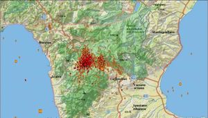 POLLINO, SCOSSE DI TERREMOTO.
