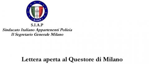 LETTERA APERTA AL QUESTORE