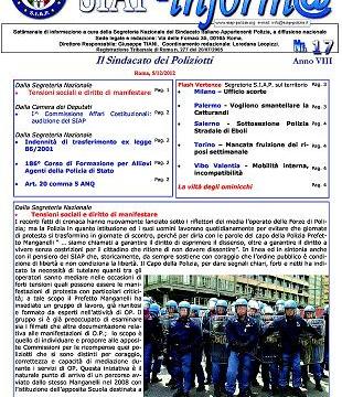 SIAPInform@ nr. 17 del 5 Dicembre 2012