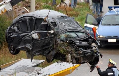 POLIZIA STRADALE stragi del sabato sera.