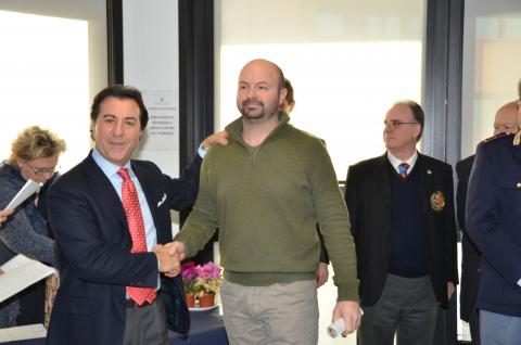 IL QUESTORE DI TREVISO, che sta per lasciare il servizio, saluta tutto il personale di Polizia e gli impiegati civili dell'Interno