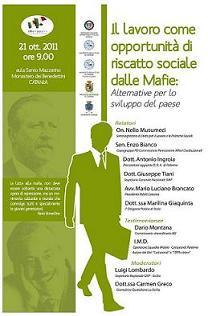 Il Lavoro come Opportunità di Riscatto Sociale dalle Mafie