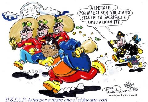 D.L. 78/2010: Decurtazione Stipendiale e del Reddito dei Poliziotti  Mancato pagamento degli Assegni di Funzione - Pronto il Ricorso Gratuito del S.I.A.P. per Tutti i Colleghi