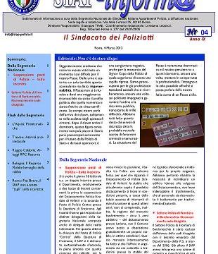 SIAPInform@04 del 4 Marzo 2013