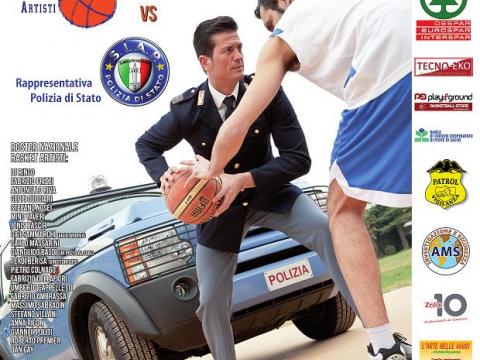 EVENTO BENEFICO - Rappresentativa Polizia di Stato vs Nazionale Italiana Basket artisti
