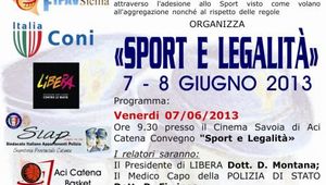 CONVEGNO  " SPORT E LEGALITA\' "
