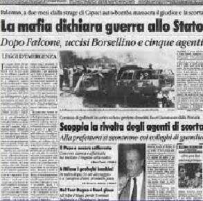 19 LUGLIO 2013, I POLIZIOTTI DEL SIAP RICORDANO VIA D'AMELIO