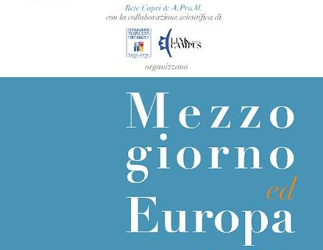 FORUM - MEZZOGIORNO ED EUROPA 2020. CAPITALE UMANO, LEGALITA' E SVILUPPO