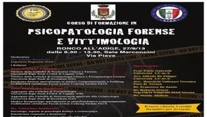 CORSO PSICOPATOLOGIA FORENZE E VITTIMOLOGIA 