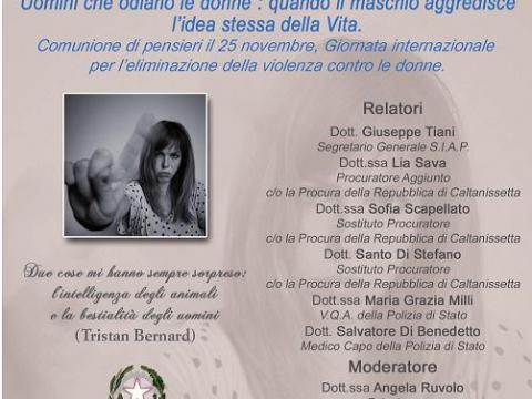 CONVEGNO "UOMINI CHE ODIANO LE DONNE" 