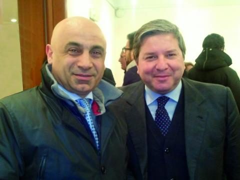 Istituzionale. Il Segretario Generale SIAP Veneto IULIANO Flaviano e l'ex Ministro per la Pubblica Amministrazione e la semplificazione Gianpiero D'ALIA.