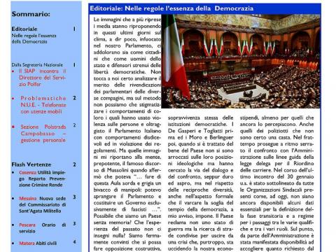 SIAPINFORM@02 - NELLE REGOLE L'ESSENZA DELLA DEMOCRAZIA