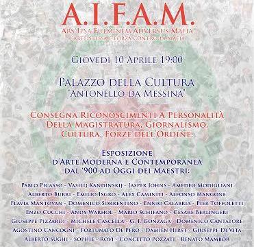 SIAP MESSINA; AIFAM: L'ARTE STESSA E' FORZA CONTRO LA MAFIA