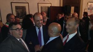 IL SEGRETARIO GENERALE DEL SIAP IN VENETO IULIANO FLAVIANO INCONTRA IL MINISTRO DELL\'INTERNO ANGELINO ALFANO 