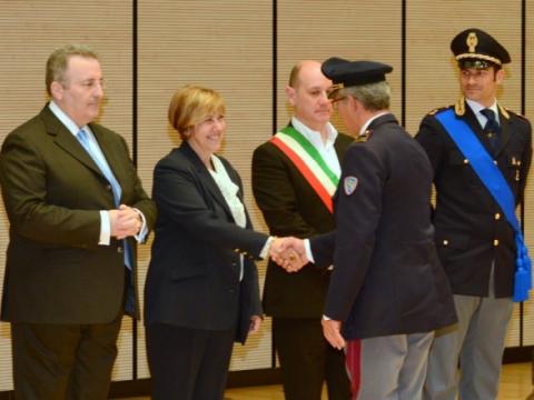 TREVISO 9 MAGGIO 2014 . SI E' SVOLTA LA CELEBRAZIONE DEL 162 ° ANNIVERSARIO DELLA POLIZIA DI STATO