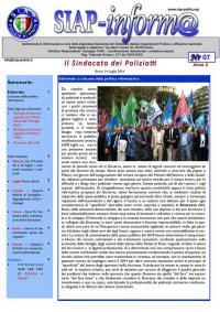 SIAPINFORM@07 - LE LACUNE DELLA POLITICA RIFORMATRICE