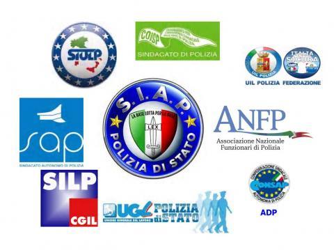 MILANO 8 e 9 LUGLIO I SINDACATI DI POLIZIA MANIFESTANO 