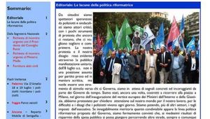 SIAPINFORM@07 - LE LACUNE DELLA POLITICA RIFORMATRICE