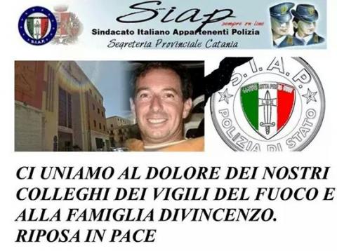 UNA ALTRA VITA SPEZZATA  PER RAGIONI DI SERVIZIO