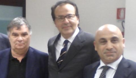 ISTITUZIONALE. Il Segretario Generale del SIAP Veneto IULIANO Flaviano, attraverso un incontro organizzato dall'esponente politico Ezio DA RE, incontra l'Amministratore delegato di VENETO STRADE Ing. Silvano VERNIZZI.