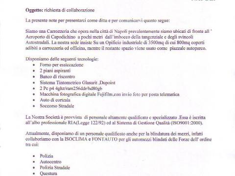 Convenzione Carrozzeria Orefice