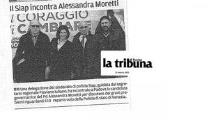 X&deg; REPARTO VOLO DI VENEZIA. PROBLEMATICHE NON PIU\' RINVIABILI .