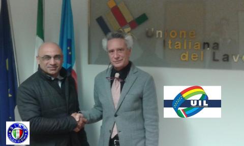 Istituzionale: INCONTRO tra il Segretario Generale della UIL Veneto Gerardo COLAMARCO e il Segretario Generale del SIAP Veneto Flaviano IULIANO.