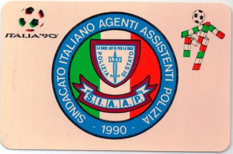 Tessera SIAP anno 1990