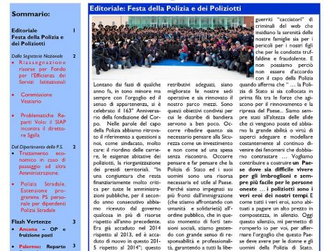 SIAPINFORM@8: FESTA DELLA POLIZIA E DEI POLIZIOTTI