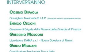 Rimini- CONFERENZA "IDEE PER UNA RIMINI SICURA"