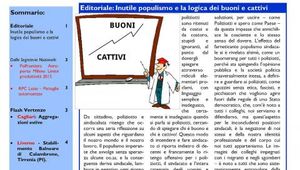 SIAPInform@10 - Inutile populismo e la logica dei buoni e cattivi