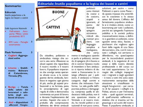 SIAPInform@10 - Inutile populismo e la logica dei buoni e cattivi