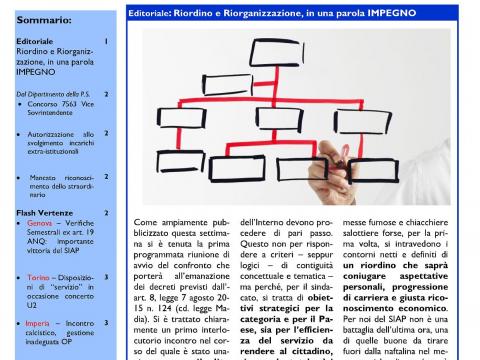 SIAPINFORM@14: Riordino e Riorganizzazione, in una parola IMPEGNO