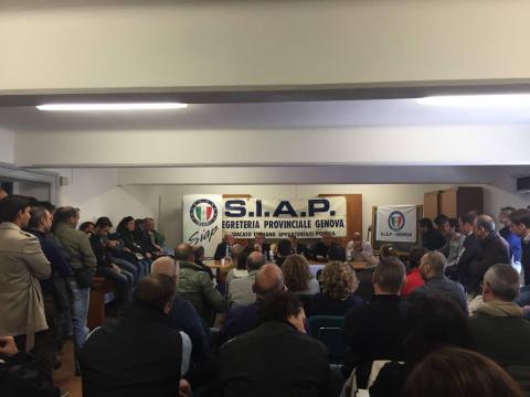 SICUREZZA GENOVA, SIAP : RAFFORZIAMO GLI ANTICORPI DEMOCRATICI DELLA NOSTRA CATEGORIA  