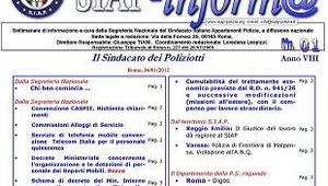 SIAPInform@ nr. 01 del 16 Gennaio 2012