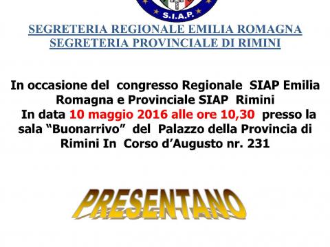 I POLIZIOTTI DEL SIAP SI CONFRONTANO, OGGI 10 MAGGIO A RIMINI 