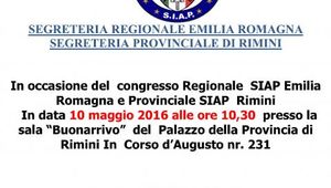 I POLIZIOTTI DEL SIAP SI CONFRONTANO, OGGI 10 MAGGIO A RIMINI 