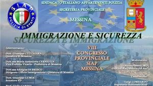 IL SIAP SI CONFRONTA, A MESSINA: CONVEGNO "IMMIGRAZIONE E SICUREZZA
