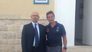 Sommozzatori Bari - Visita del Pref. Sgalla