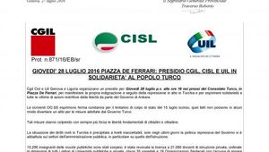 SOLIDARIETA\' AL POPOLO TURCO 